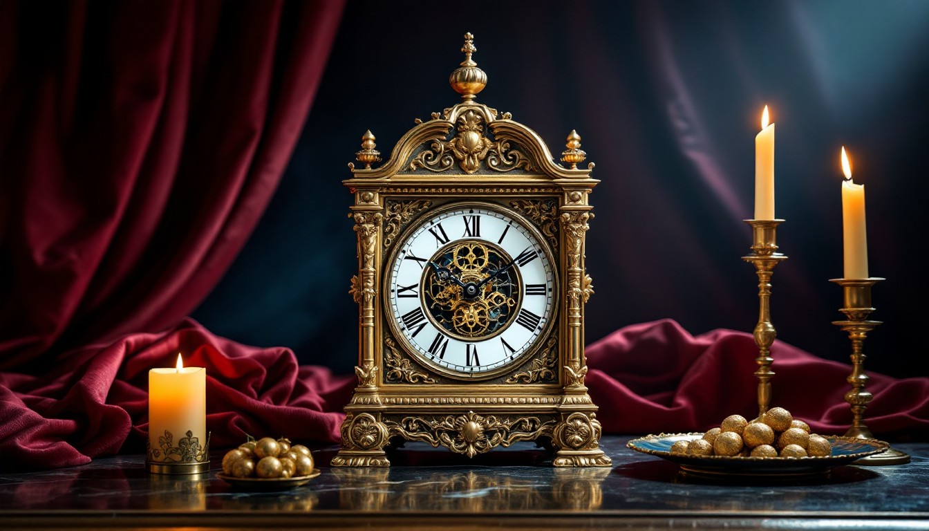 Baton Rouge Clock Free Timeless Baroque Clock Image - Clock, Baroque, Candlelight ...