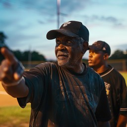 Free Coach Giving Directions Image - Coach, Baseball, Sunset | Download ...
