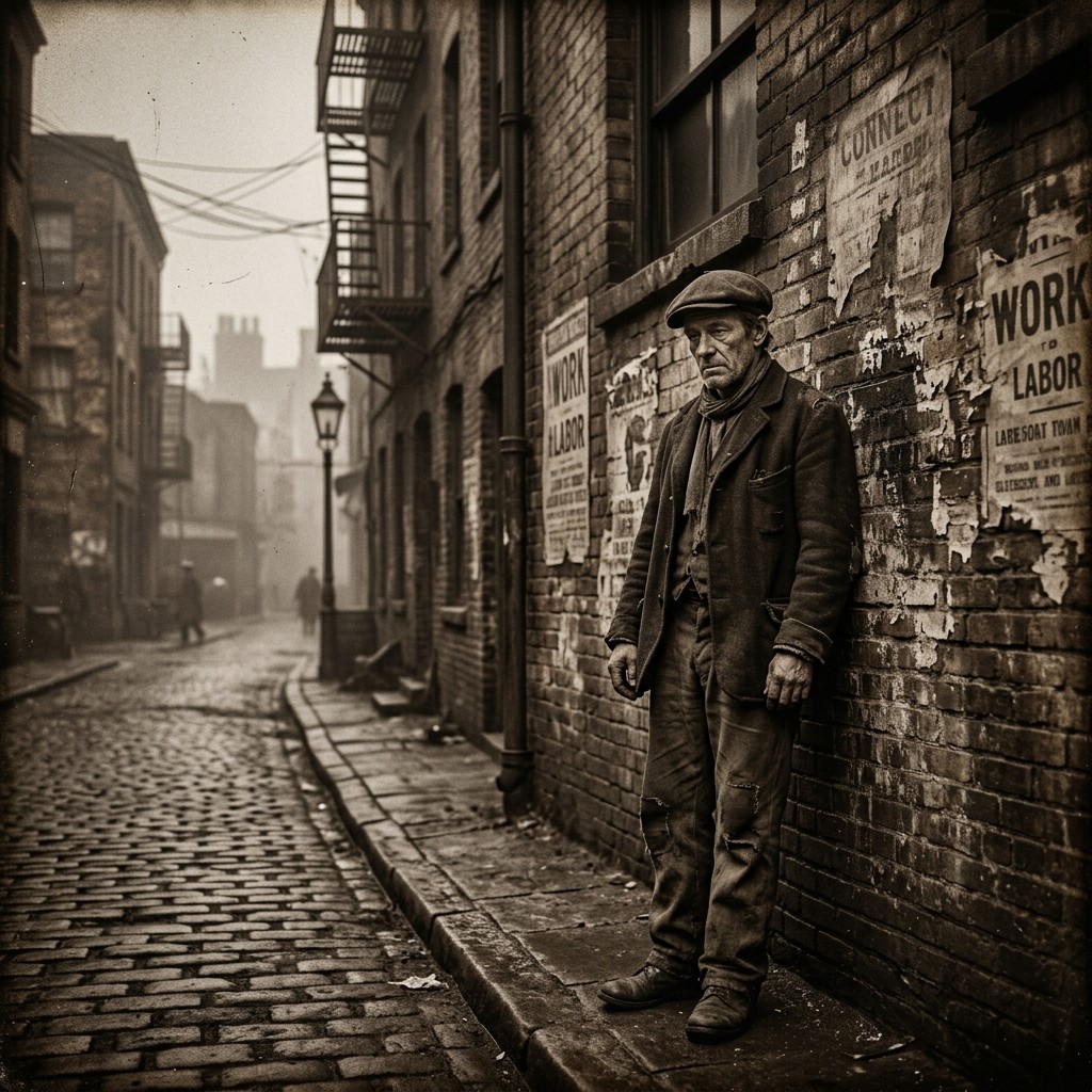 Street Laborers Free Street Worker's Dignity Image - Vintage, Sepia, Documentary ...