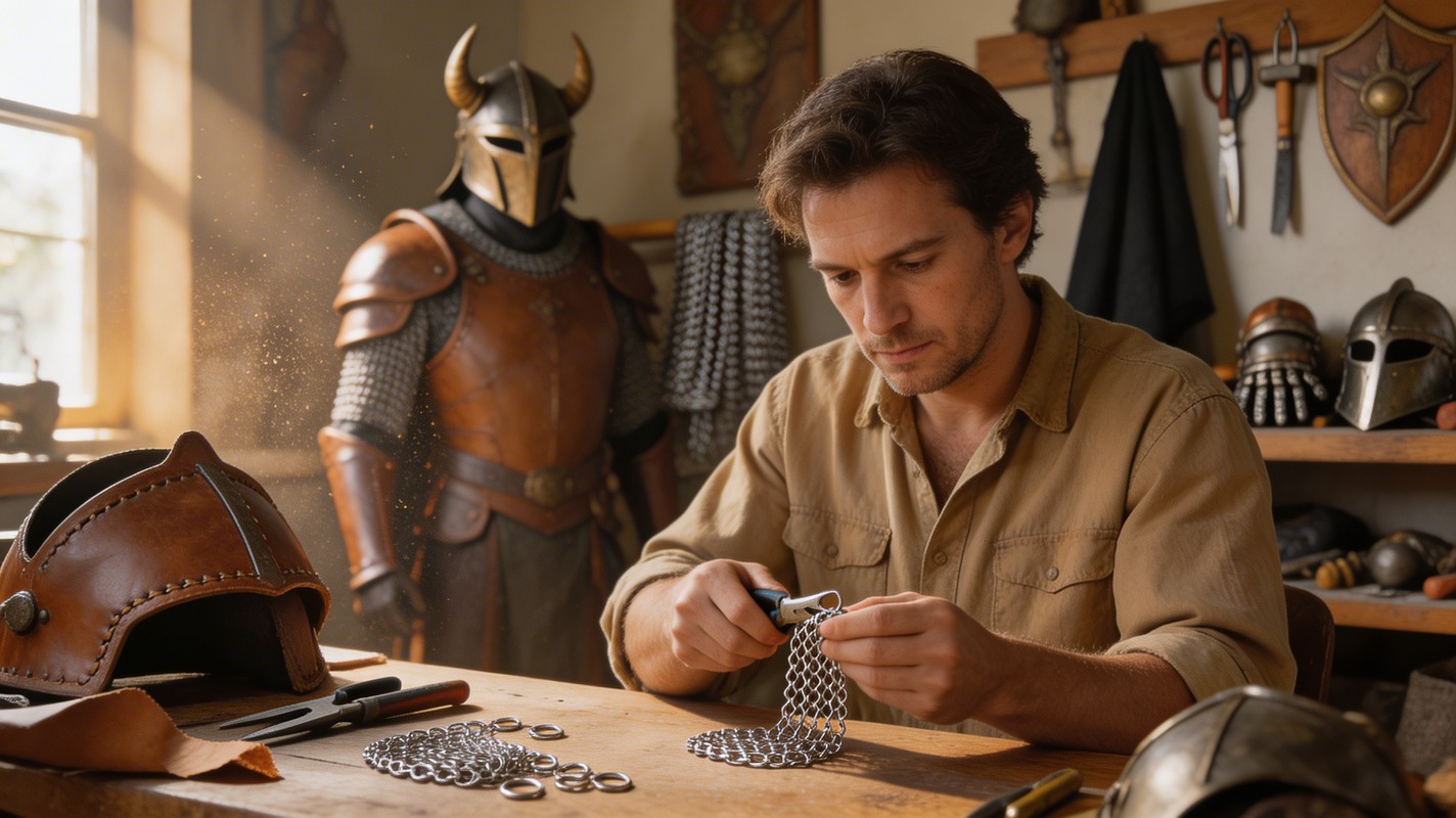 Free Crafting Fantasy Armor Image - Artisan, Craftsperson, Workshop ...