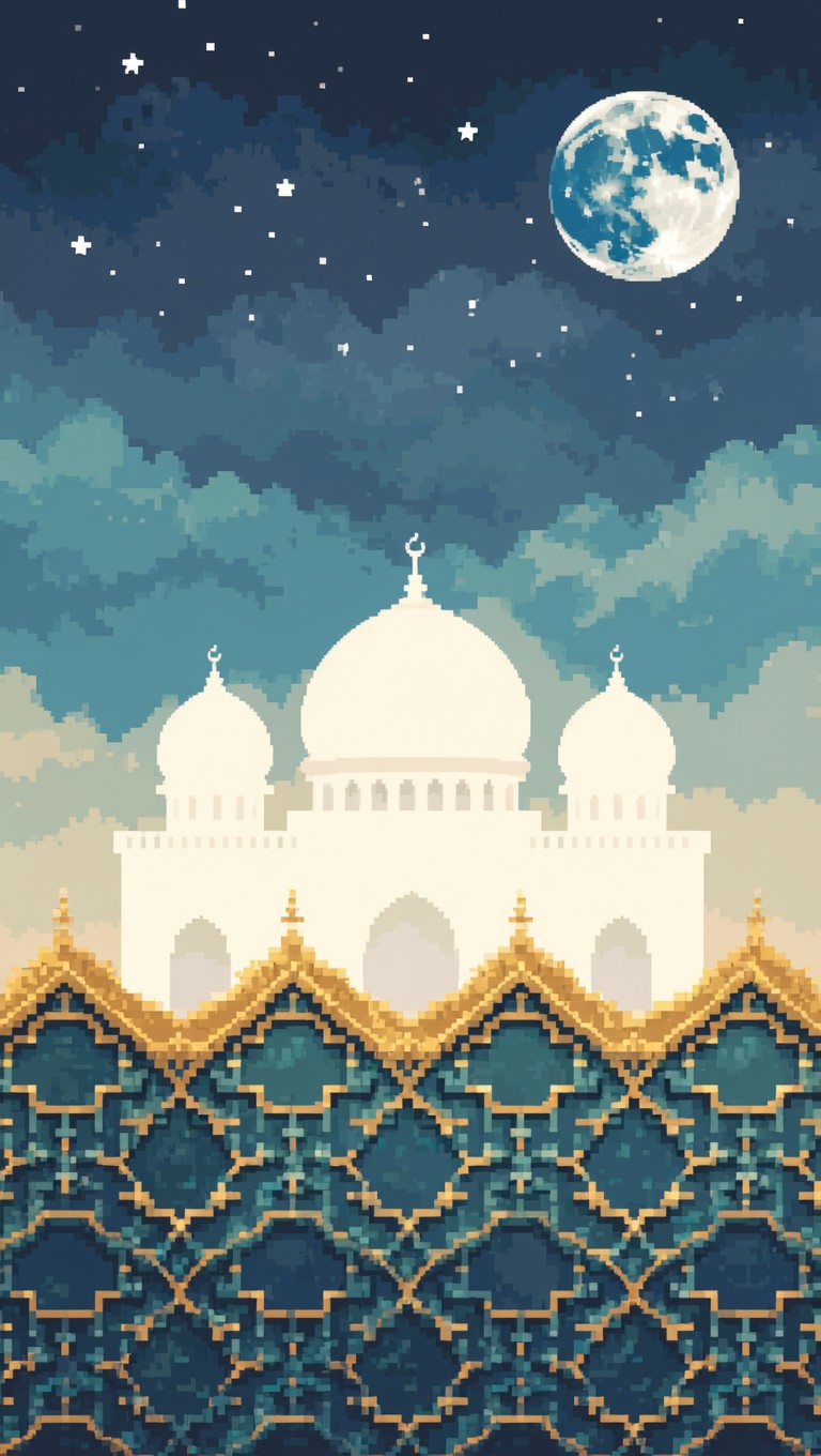 Free Pixel Mosque Nights Image - Pixel, Mosque, Islamic | Download at ...