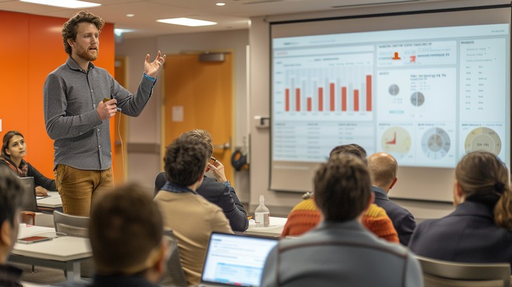 Free Business Presentation Engagement Image - Presenter, Audience ...