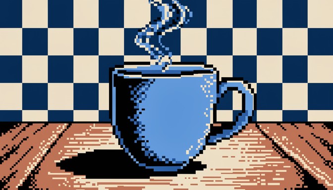 Free Pixel Coffee Break Image - Pixel, Retro, 8-bit | Download at StockCake
