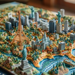 Free Miniature World Display Image - Miniature, Landmarks, World ...