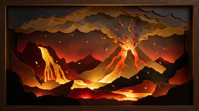 Free Volcanic Paper Eruption Image - Volcano, Eruption, Lava | Download ...