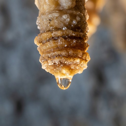 Enhydrous Free Crystalline Water Droplet Image - Stalactite, Mineral, Geology ...