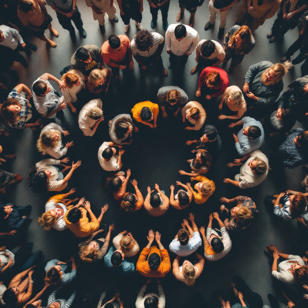 Free Unity From Above Photo - Aerial, Circle, Unity | Download at StockCake