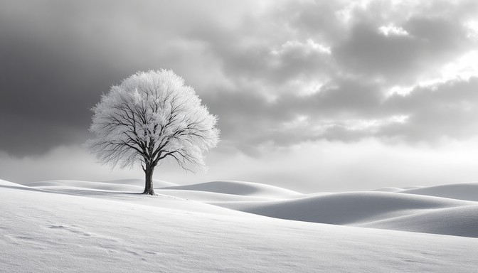 Free Solitary Winter Tree Image - Winter, Minimal, Tree | Download at ...