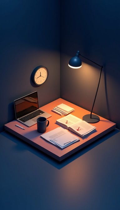 Free Midnight tasks complete Image - Workspace, Minimal, Desk ...