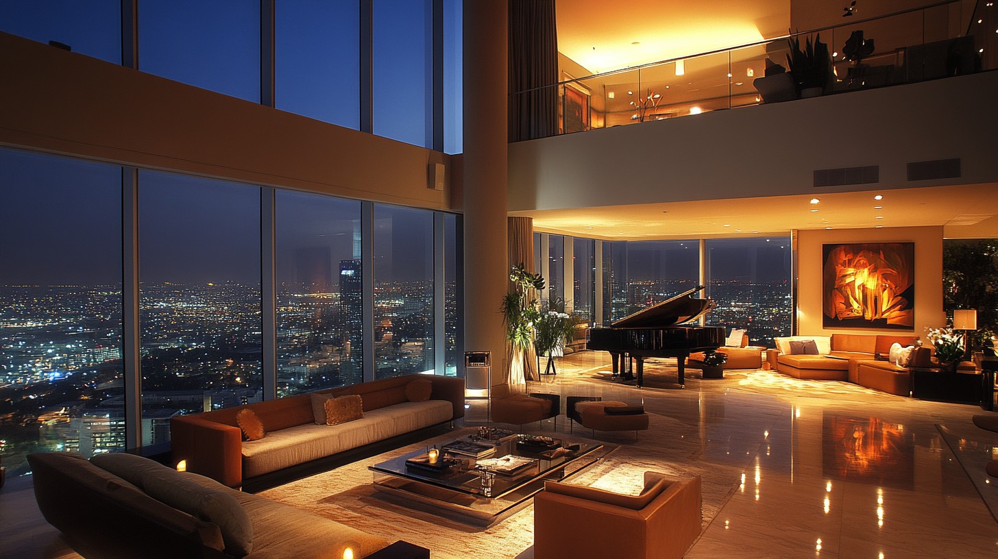 Download Luxurious Penthouse View Image - Luxury, Penthouse, Cityscape ...