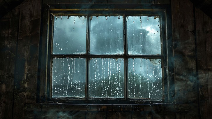 Window Look When Raining Free Rainy Window View Image - Window, Rain, Wood | Download at StockCake