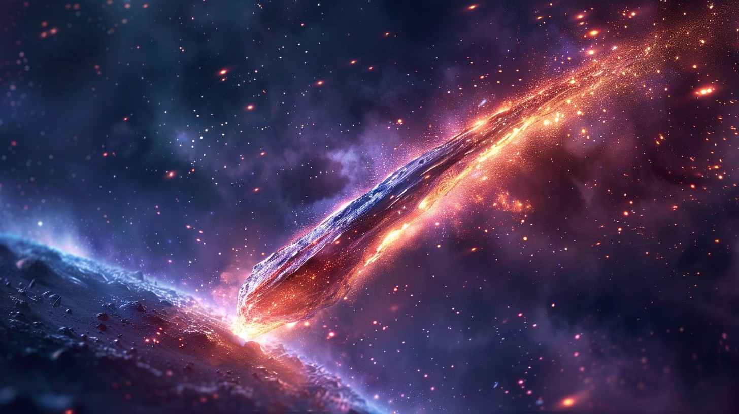 Cosmic Course Free Cosmic Collision Course Image - Space, Comet, Stars | Download at ...
