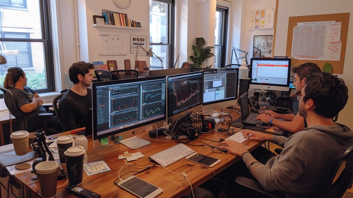 Free Tech team working Image - Technology, Teamwork, Office | Download ...