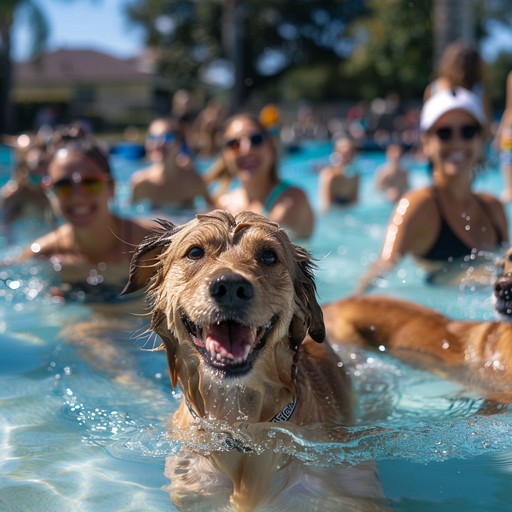 Free Dog Pool Party Image - Dog, Pool, Swimming | Download at StockCake