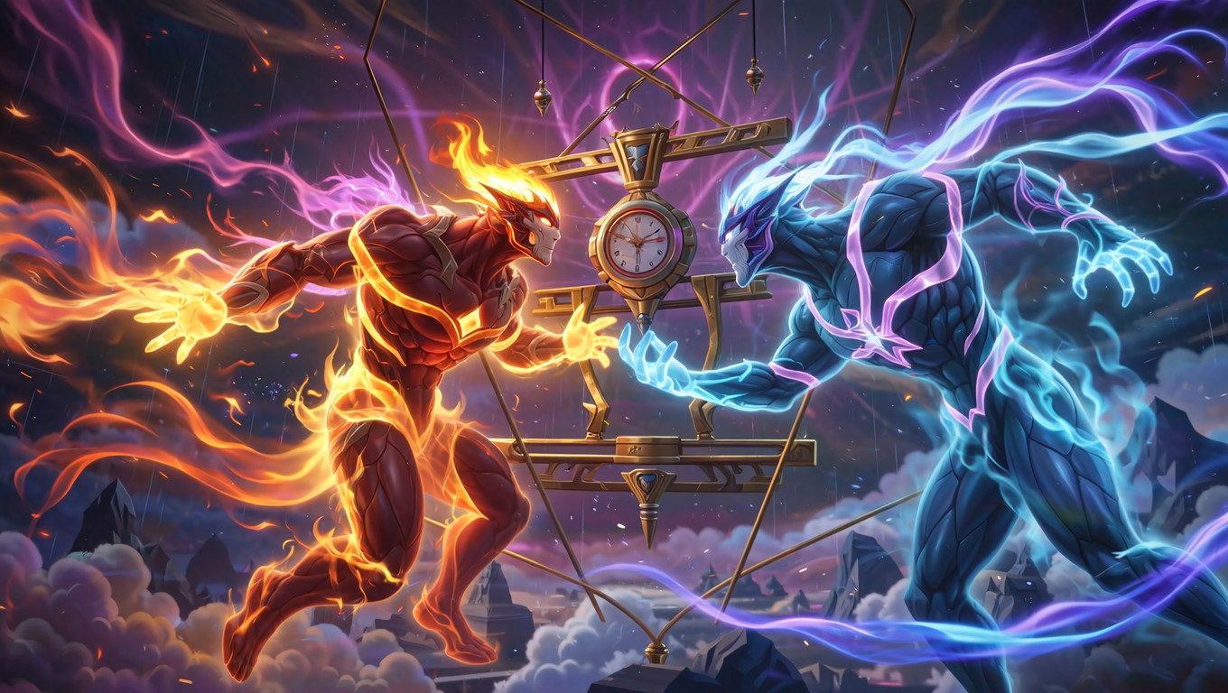 Free Elemental Warriors Clash Image - Elemental, Battle, Fire ...