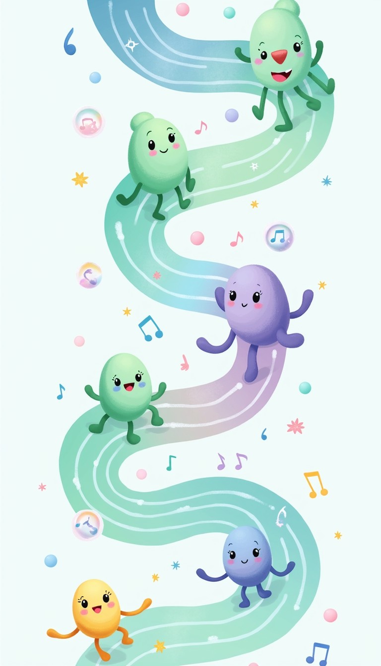 Free Musical Wave Friends Image - Whimsical, Musical, Sound | Download ...