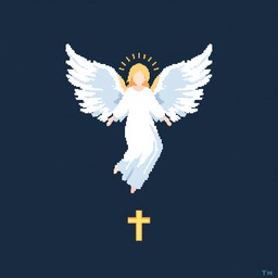 Free Divine Pixel Angel Image - Pixel, Angel, Minimal | Download at ...