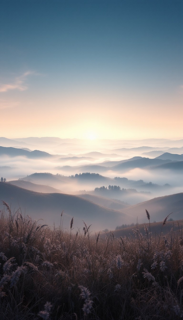 Free Misty Mountain Dawn Image - Mountains, Misty, Fog | Download at ...