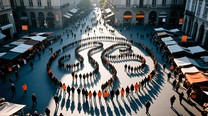 Free Intricate human pattern Image - Aerial, Crowd, Pattern | Download ...