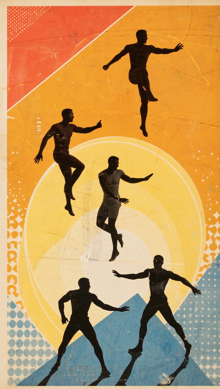 Free Dancing Shadows Ascend Photo - Silhouettes, Gradient, Vintage ...