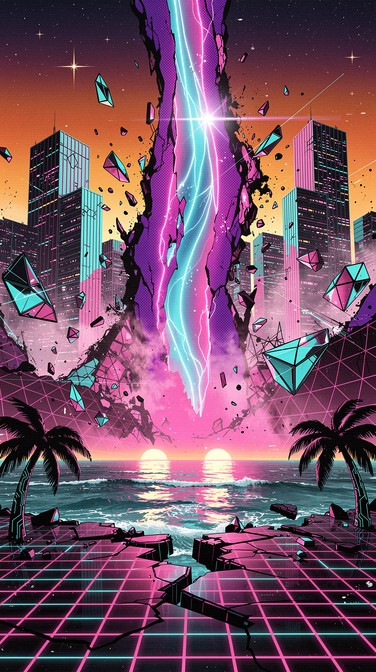 Free Neon Rift Apocalypse Image - Synthwave, Neon, Rift | Download at ...
