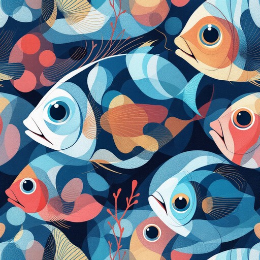 Free Vibrant Aquatic Mosaic Image - Fish, Abstract, Pattern | Download ...