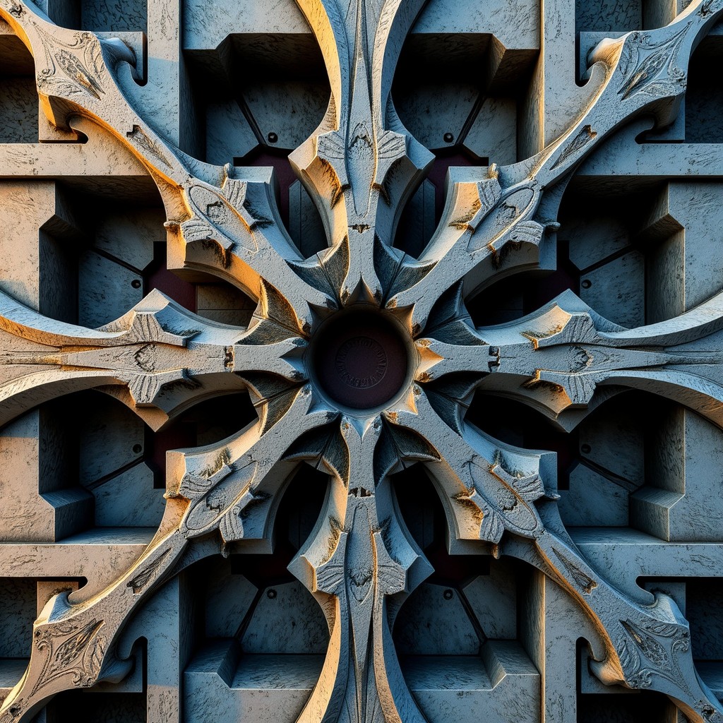 Radial Symetry Tile Pattern Free Radial Architectural Symmetry Image - Architectural, Radial ...
