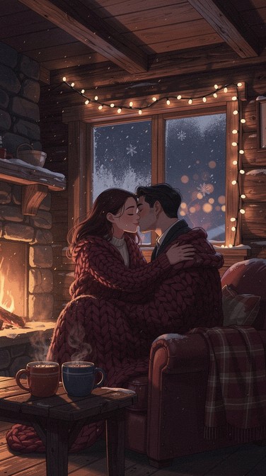 Cold Spring Romantic Free Cozy Winter Romance Image - Romance, Couple, Lovers | Download at ...