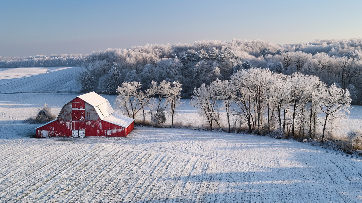 Free Winter Farm Landscape Image - Winter, Farm, Landscape | Download ...
