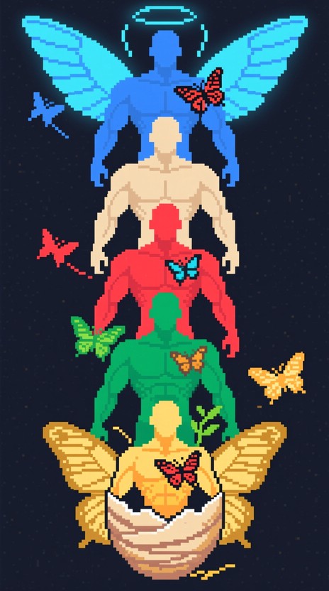 Free Pixel Evolution Ascent Image - Pixel, Metamorphosis ...