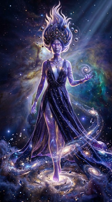 Free Celestial Goddess Rising Image - Goddess, Celestial, Cosmic ...