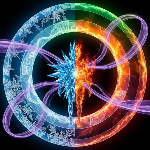 Free Fire Meets Ice Image - Mandala, Ethereal, Duality | Download at ...
