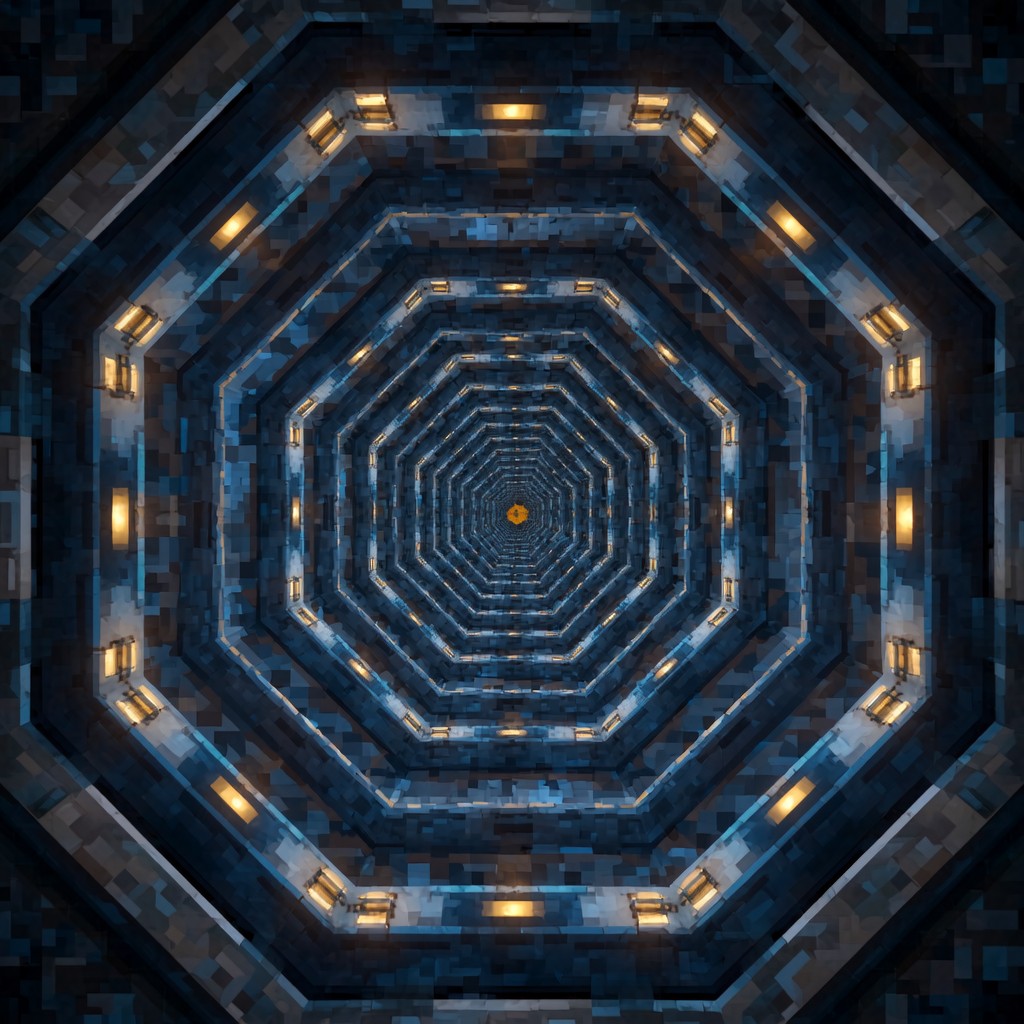 Free Infinite Octagonal Tunnel Image - Octagonal, Tunnel, Infinite ...