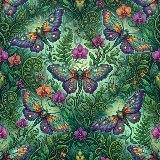 Tessellation Insect Free Iridescent Butterfly Tessellation Image - Butterfly, Iridescent ...