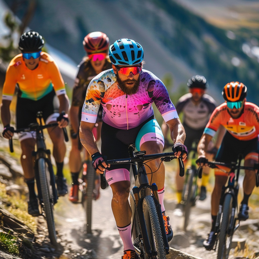 Free Cyclists Racing Uphill Image - Cycling, Race, Competition ...
