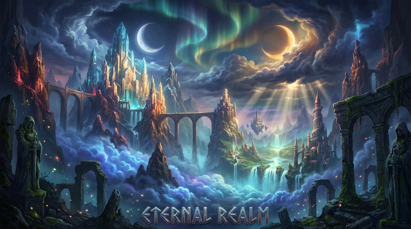 Free Eternal Realm Rising Image - Fantasy, Kingdom, Mountains ...