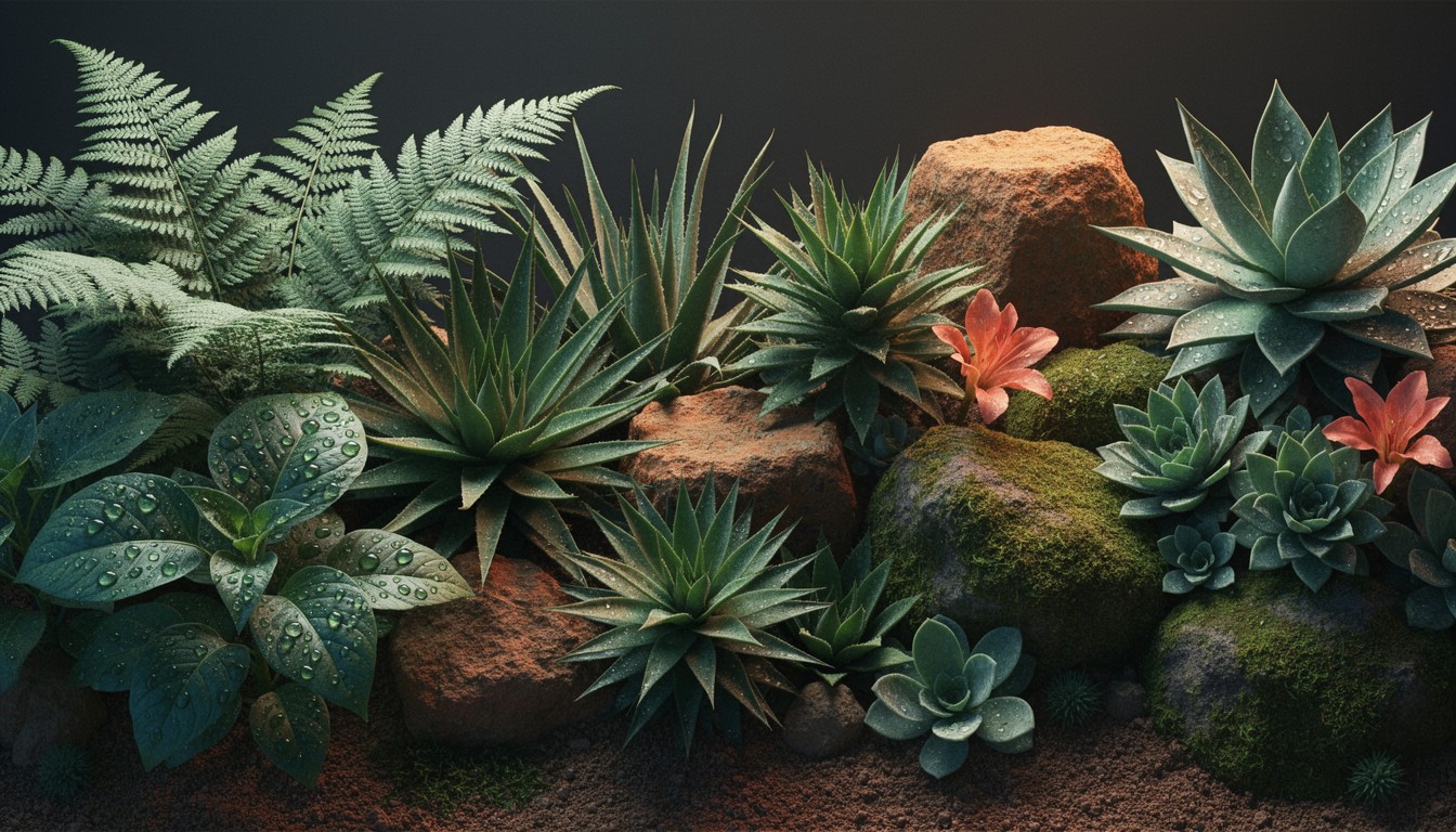 Botany Texture Free Botanical Texture Symphony Image - Botanical, Plants, Succulents ...