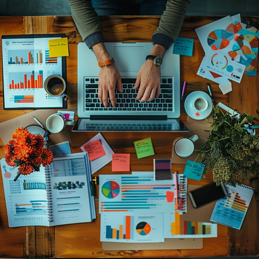 Free Busy Work Desk Photo - Work, Laptop, Productivity | Download at ...