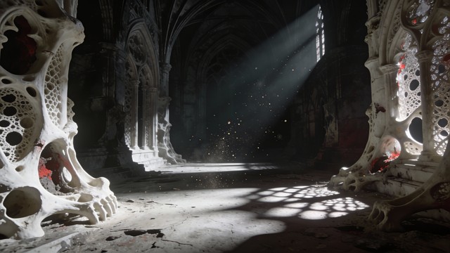 Disturbed Shadow Free Gothic Bone Cathedral Image - Gothic, Sculpture, Bone | Download ...