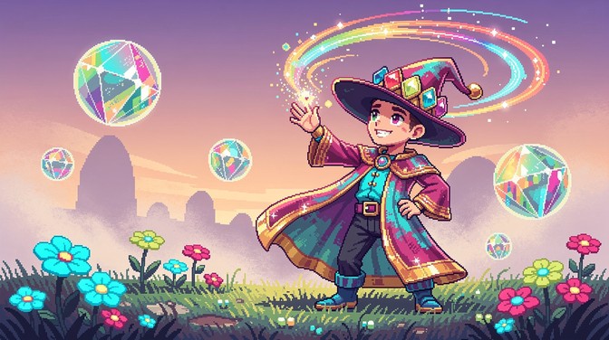 Free Rainbow Alchemist Magic Image - Alchemist, Wizard, Magic ...