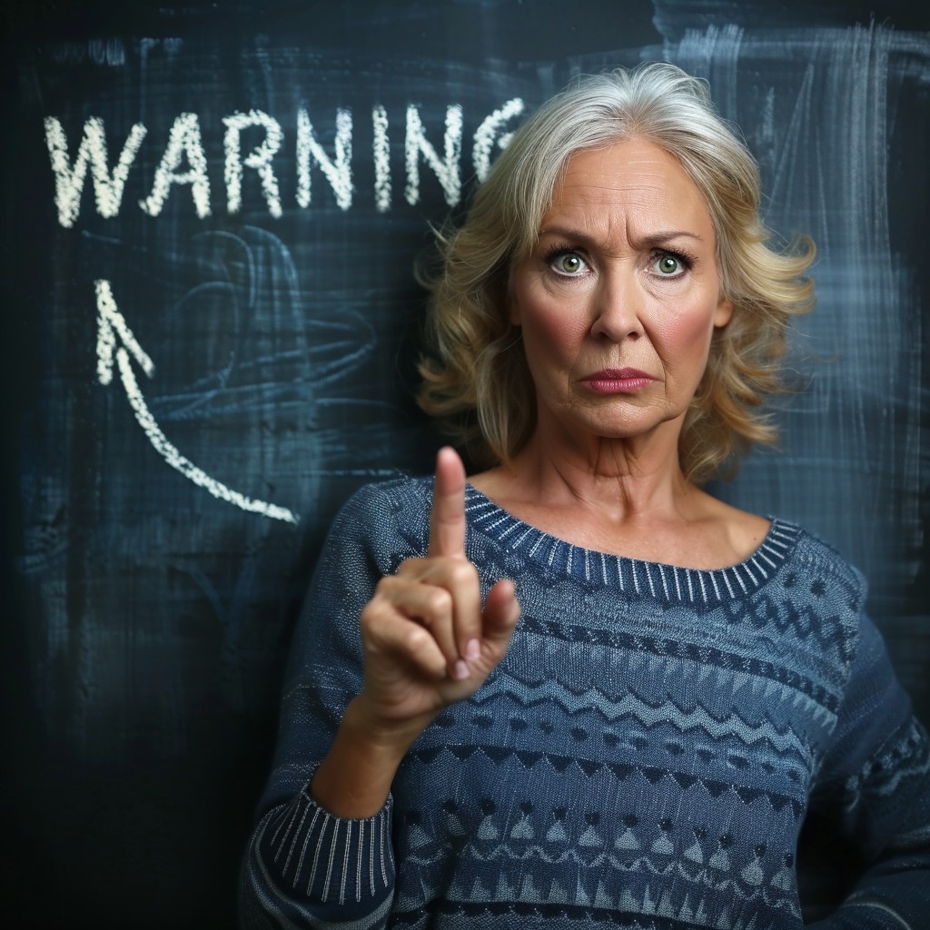 Woman Warning Free Urgent Warning Issued Image - Woman, Elderly, Warning | Download ...