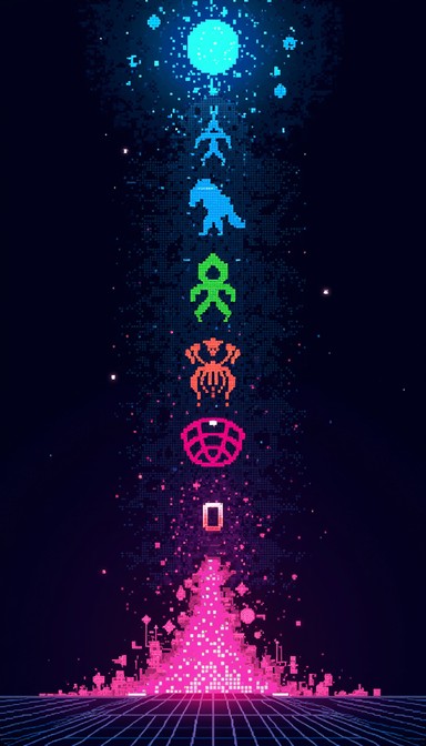 Free Cosmic Pixel Genesis Image - Pixel, Genesis, Digital | Download at ...