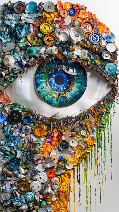 Creativity Eye Free Artistic Eye Creation Image - Art, Eye, Recycled | Download at ...