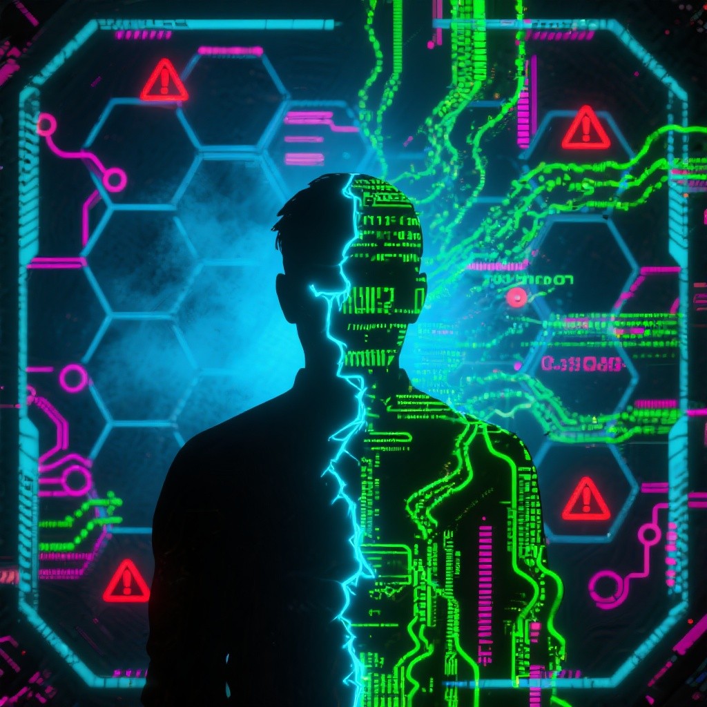 Free Digital Identity Breach Image - Cyberpunk, Neon, Hacking ...