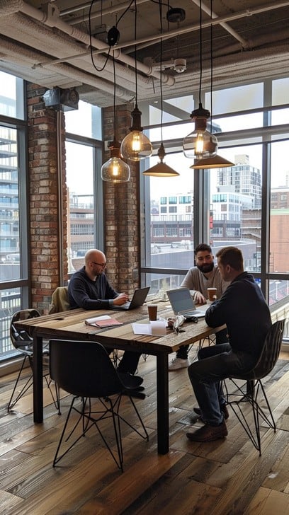 Industrial Office Interior Design: A Complete Guide - Highly Productive Industrial Team Workspaces Interior Design