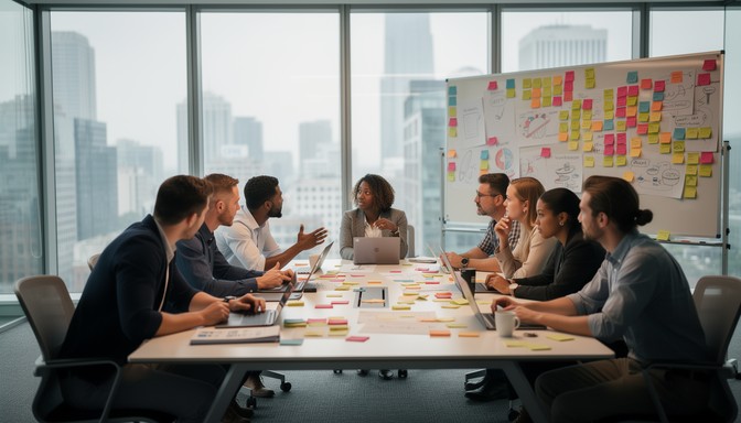 Free Team Brainstorming Session Image - Brainstorming, Teamwork ...