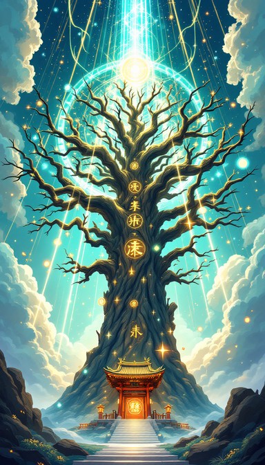 Free Divine Sacred Tree Image - Anime, Manga, Tree | Download at StockCake