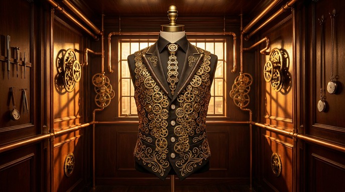 Clockwork Robe Free Clockwork Fashion Design Image - Steampunk, Clockwork, Victorian ...