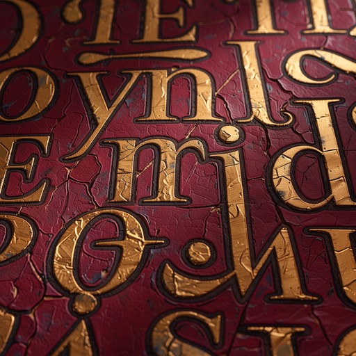 Free Antique Gold Letters Image - Gold, Bronze, Burgundy | Download at ...