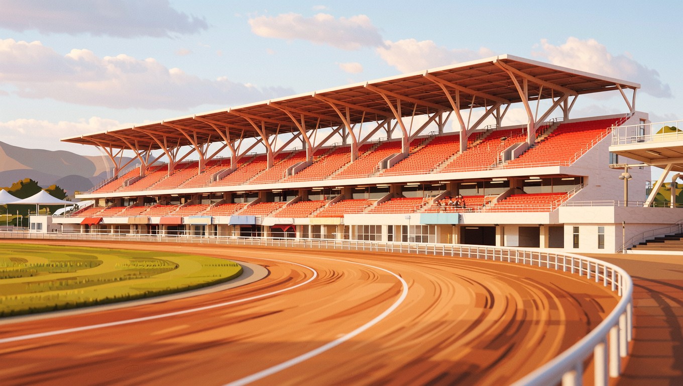 Free Vintage Racing Stadium Image - Racecourse, Grandstand, 3d ...